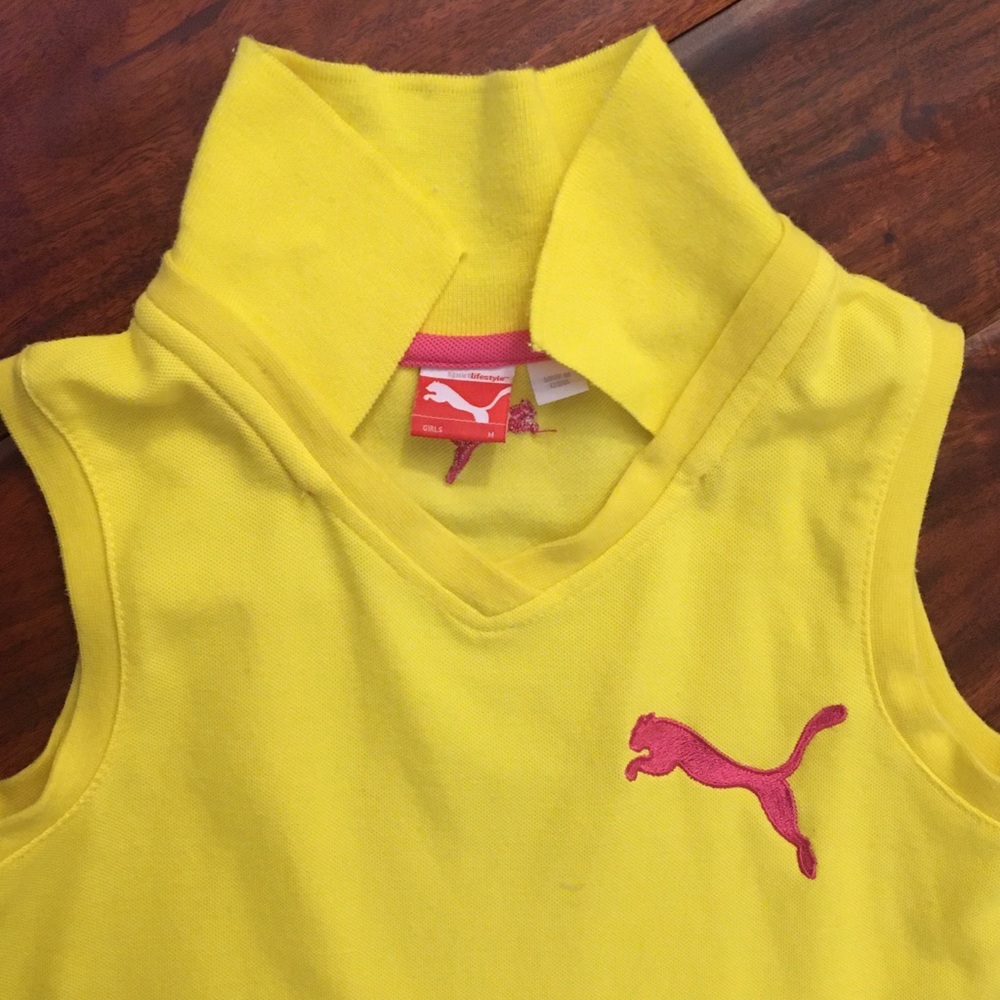 HP x2🎉 Puma Yellow Sleeveless Dress - Picture 3 of 3